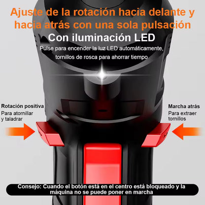 Kit Destornillador Inalámbrico Elétrico