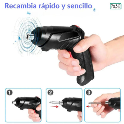 Kit Destornillador Inalámbrico Elétrico